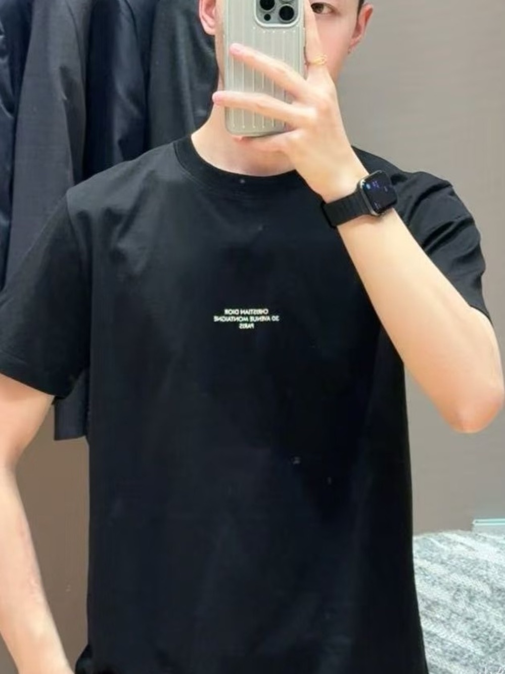 Dior Men‘s Montaigne T-Shirt (Mercerized Cotton Jersey) New w tag Size S GWP